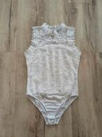 Prachtige witte kanten body top, maat M. Blouse kant wit., Maat 38/40 (M), Wit, Onbekend, Ophalen of Verzenden