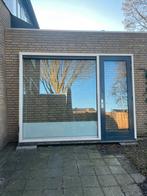 Wit kozijn met deur, Ophalen, Zo goed als nieuw, Hout, Raamkozijn