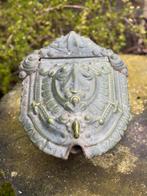 Gietijzeren Turfbak/Kolenbak Schildpad Vorm, Antiek en Kunst, Ophalen of Verzenden