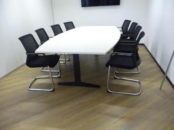 TONVORM Vergadertafel 240x120cm - Wit - Nieuw en gebruikt beschikbaar voor biedingen