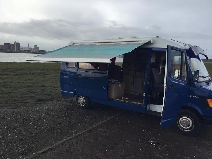 Mercedes benz 207d Moser uit 1980, Caravans en Kamperen, Campers, Particulier, Buscamper of Camperbus, Mercedes-Benz, Mercedes