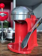 Vintage Juice-O-Mat citruspers  jaren 40/50 rood aluminium, Ophalen
