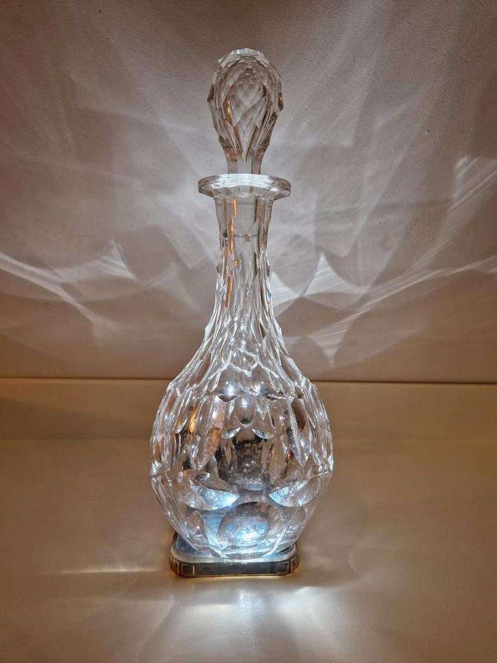 Antieke Kristallen Karaf, Antiek en Kunst, Antiek | Glas en Kristal, Ophalen of Verzenden