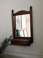 spiegel met kammen bakje, antiek 45x30, Antiek en Kunst, Antiek | Spiegels, Ophalen of Verzenden