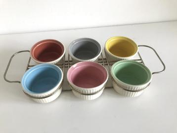 Villeroy & Boch Ramekins in houder beschikbaar voor biedingen