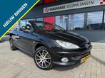 Peugeot 206 CC 1.6-16V CABRIOLET, Voorwielaandrijving, Stof, Gebruikt, Zwart