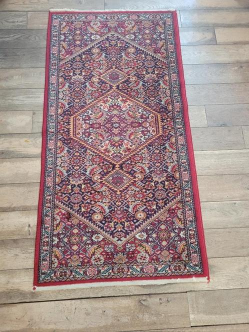 Vintage wollen hand geknoopt vloerkleed, Huis en Inrichting, Stoffering | Tapijten en Kleden, Zo goed als nieuw, 50 tot 100 cm