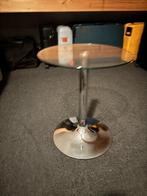 glazen tafel, Rond, Ophalen, 45 tot 60 cm, Glas