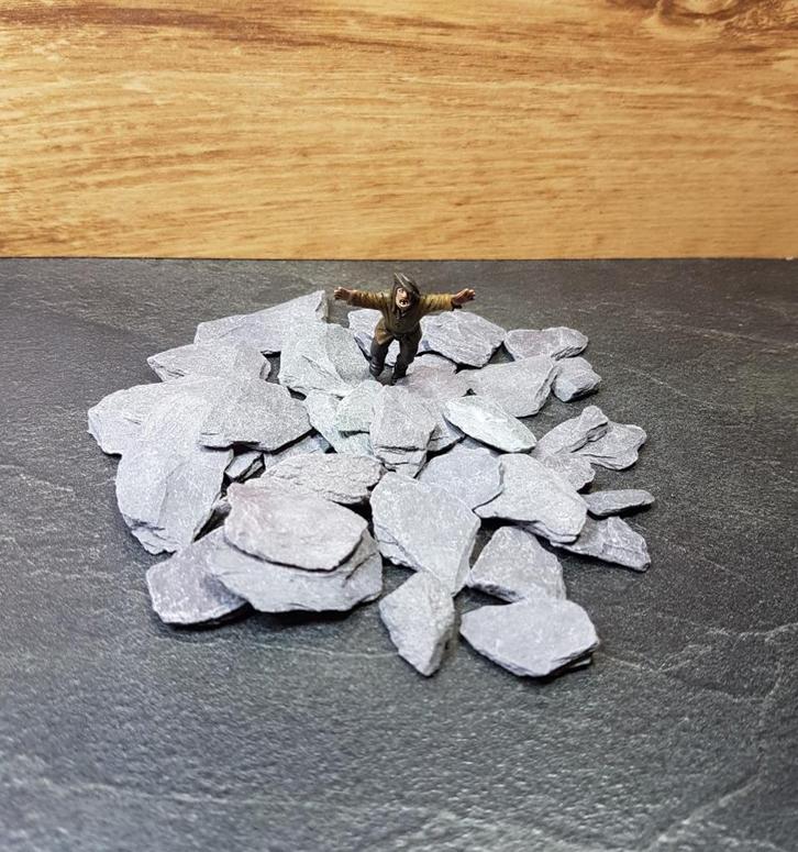 Leisteen Basing Set 10 zakjes Slate Scenery, Hobby en Vrije tijd, Wargaming, Nieuw, Overige soorten, Toebehoren, Verzenden