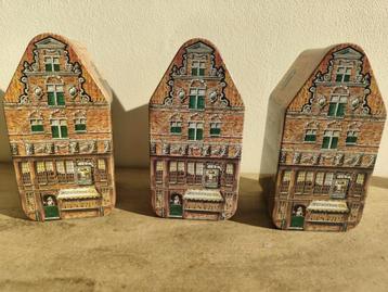 3 blik Deventer mini koek huisjes om Bijtjes kado te geven  beschikbaar voor biedingen