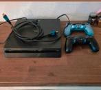 Playstation 4 slim, Spelcomputers en Games, 500 GB, Met 2 controllers, Ophalen of Verzenden, Zo goed als nieuw