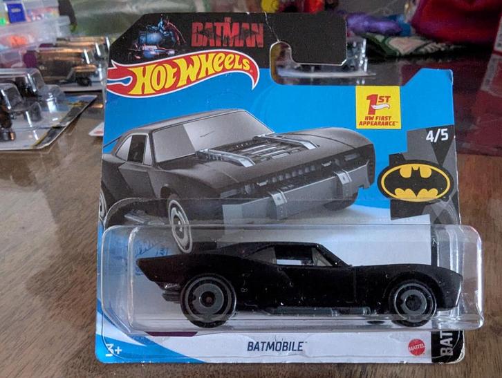 35 - Batman - The Batman Batmobile - HW - Mat Zwart - Nieuw, Hobby en Vrije tijd, Modelauto's | Overige schalen, Nieuw, Auto, Ophalen