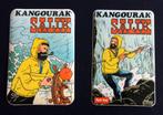 2x sicker Kangourak Salik Kuifje Haddock 1978 Tintin 13x9 cm, Verzenden, Zo goed als nieuw, Strip of Tekenfilm
