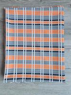 Grote lap oranje ruitstof coupon 180x150cm - Nieuw!, Huis en Inrichting, Stoffering | Tapijten en Kleden, 150 tot 200 cm, Nieuw