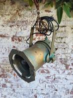 Brocante,industriële lamp,spot,theaterlamp/ allegonda, Antiek en Kunst, Ophalen of Verzenden