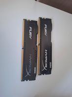 HyperX fury 2x4GB, Ophalen of Verzenden, Zo goed als nieuw, DDR4, Desktop