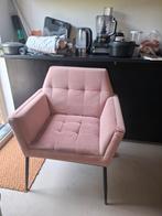Eetkamerstoelen va Dutchbone. Roze velvet 4 stuks, Ophalen, Gebruikt, Overige kleuren