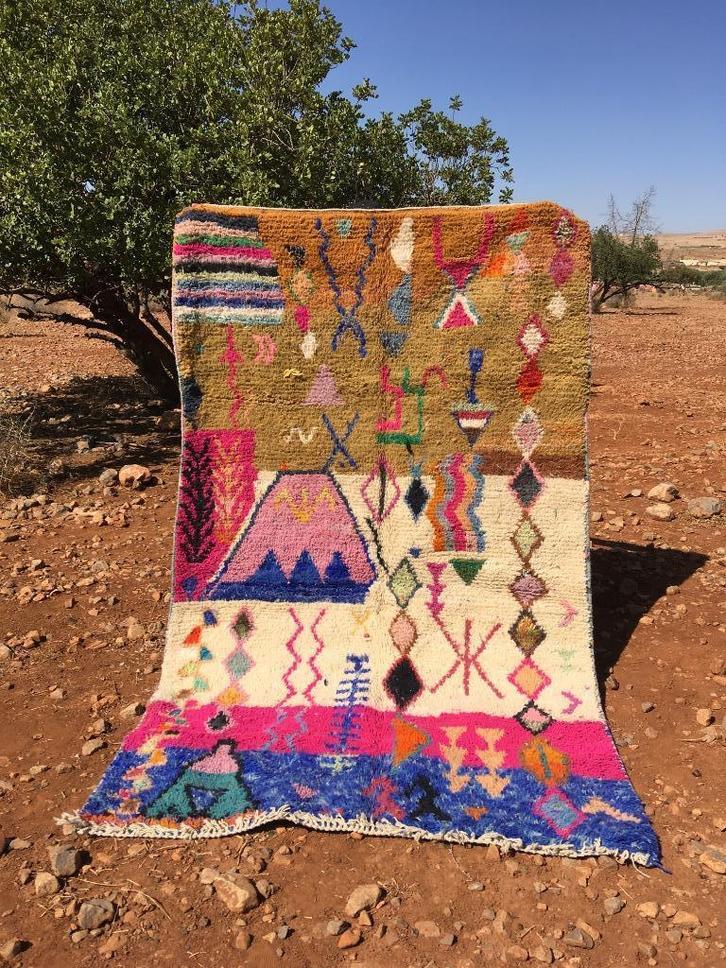 Tapijt Boujaad 260 x 157 cm, Huis en Inrichting, Stoffering | Tapijten en Kleden, Nieuw, 150 tot 200 cm, 200 cm of meer, Rechthoekig
