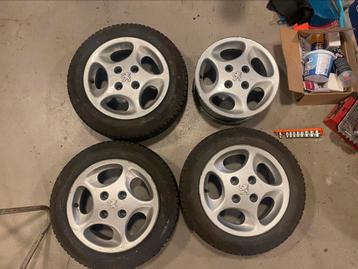Peugeot 106 165/65R14 Alyze velgen met 3 winterbanden beschikbaar voor biedingen