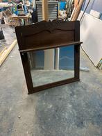 Spiegel antiek jaar 1928 hoogte 92 Cm, Antiek en Kunst, Antiek | Spiegels, Ophalen, Rechthoekig, Minder dan 50 cm