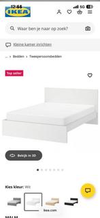 Tweepersoonsbed 140x200 IKEA, Huis en Inrichting, Slaapkamer | Bedden, Ophalen, Tweepersoons, Zo goed als nieuw, 160 cm