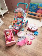 Baby Born Poppen Set: Jongen & Meisje + Accessoires, Ophalen of Verzenden, Gebruikt, Babypop