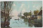 zaandam molens molen 2e valdeurspad  landschap zaanse zaan, Verzamelen, Ansichtkaarten | Nederland, Ophalen of Verzenden, Gelopen