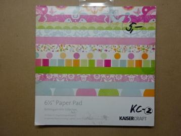 Paperpads van Kaisercraft, bo Bunny, Graphic 45 etc te koop beschikbaar voor biedingen