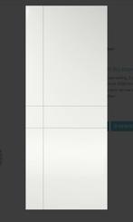 Opdekdeur ALBO AA7900 93x211,5, Doe-het-zelf en Verbouw, Deuren en Horren, Ophalen, 80 tot 100 cm, Binnendeur, Nieuw