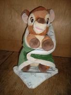 Disney Bambi pluche in dekentje 26cm Nicotoy, Ophalen of Verzenden, Bambi of Dumbo, Zo goed als nieuw, Beeldje of Figuurtje