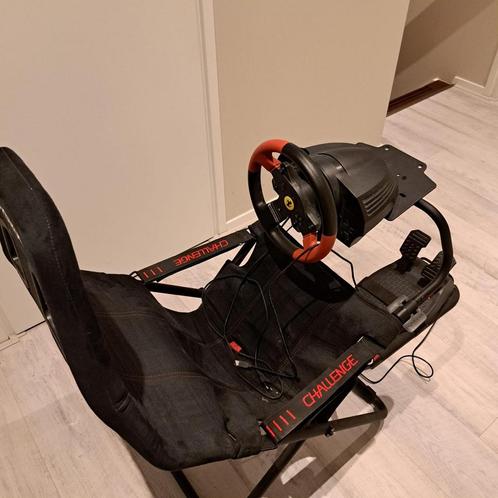 Playseat Challenge + Thrustmaster T150 Ferrari stuur, Spelcomputers en Games, Spelcomputers | Sony PlayStation Consoles | Accessoires