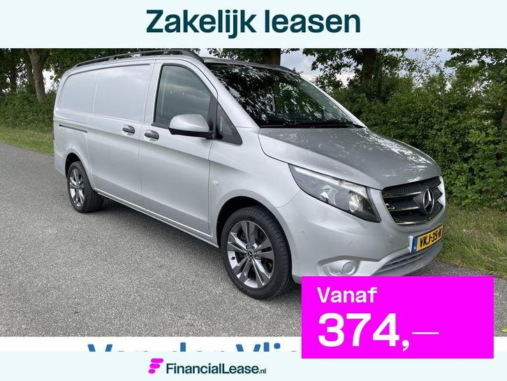 Mercedes-Benz Vito 114 CDI 136pk E6 Automaat Lang Lease €3, Auto's, Bestelauto's, Bedrijf, Lease, Financial lease, ABS, Achteruitrijcamera