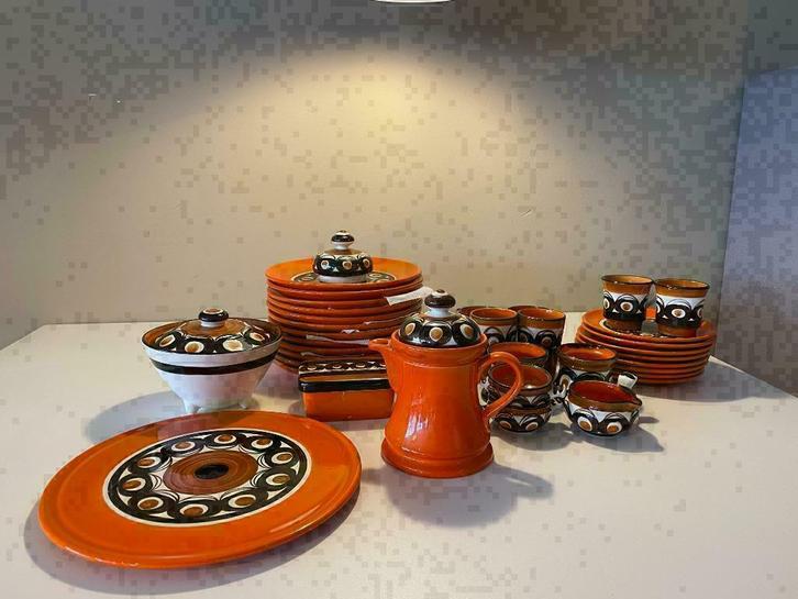 Vintage Schramberg Sambesi servies 34 delig jaren 60, Huis en Inrichting, Keuken | Servies, Gebruikt, Overige typen, Aardewerk