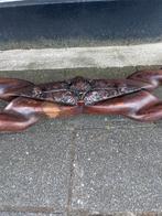 antieke stoere grote wandtafel / sidetable 153 cm breed, Ophalen of Verzenden