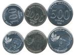 Indonesie 2016   100-500-1000 Rupiah Munt r-173 jdu, Ophalen of Verzenden, Zuidoost-Azië, Setje