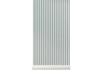 Thin Lines Wallpaper, dusty blue/off-white(2 rollen) beschikbaar voor biedingen