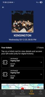 Kensington Ziggo Dome 3 december 2025, Tickets en Kaartjes, Twee personen, December