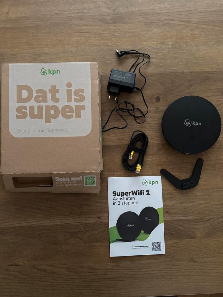 KPN SuperWifi 2 - Perfecte dekking in huis!, Computers en Software, WiFi-versterkers, Zo goed als nieuw, Ophalen of Verzenden