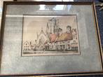 Roger Hebbelinck Belin - Leuke Ets, Antiek en Kunst, Kunst | Etsen en Gravures, Ophalen of Verzenden