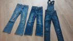 2x Name-It jeans (122) en 1x Jill tuinbroek/jumpsuit (122), Broek, Gebruikt, Meisje, Ophalen of Verzenden