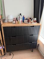 Brown black chest of drawers, Huis en Inrichting, Kasten | Ladekasten, Ophalen, 50 tot 100 cm, Zo goed als nieuw, Minder dan 100 cm