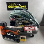 Senco Sper Tacker met Senco compressor | Set | 392177, Gebruikt, Ophalen of Verzenden, Minder dan 200 liter/min, 10 bar of meer