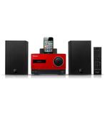 Pioneer X-CM31-R Microset Rood - iPad, iPhone, cd, FM radio, Ophalen of Verzenden, Zo goed als nieuw, Overige merken, Microset