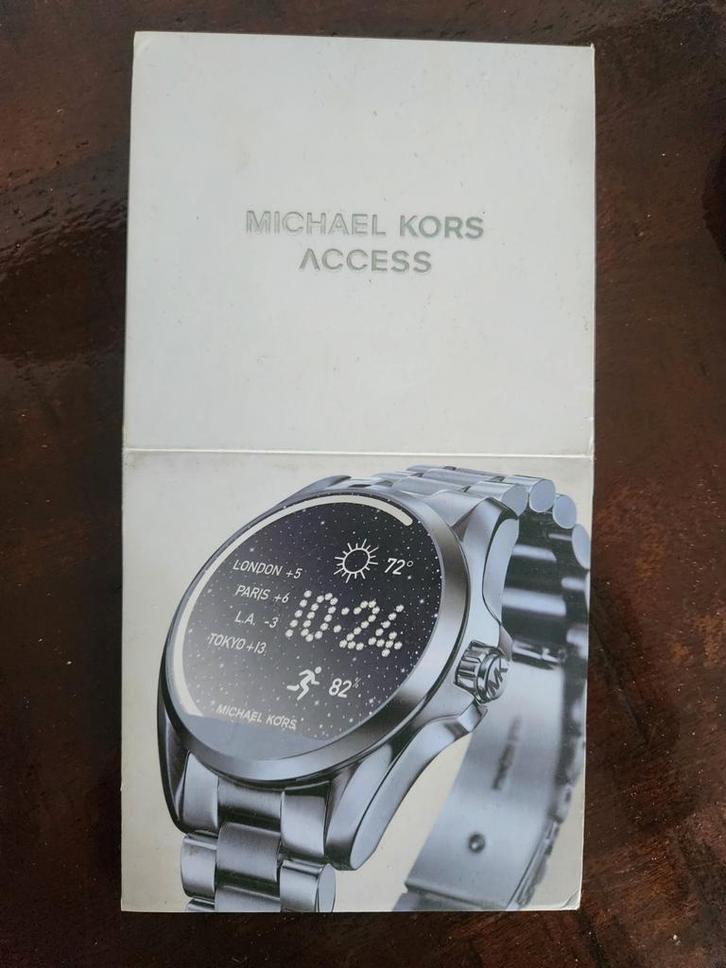 Michael Kors Access Smartwatch, Sieraden, Tassen en Uiterlijk, Smartwatches, Zo goed als nieuw, Android, Zilver, Calorieverbanding