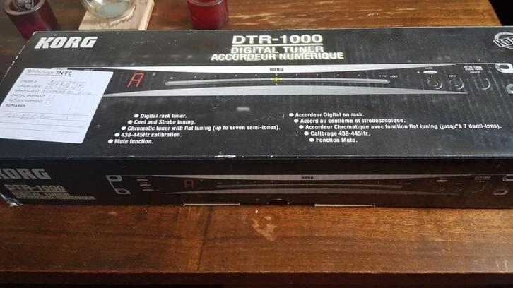 Korg DTR 1000 racktuner, Muziek en Instrumenten, Effecten, Zo goed als nieuw, Overige typen, Ophalen of Verzenden