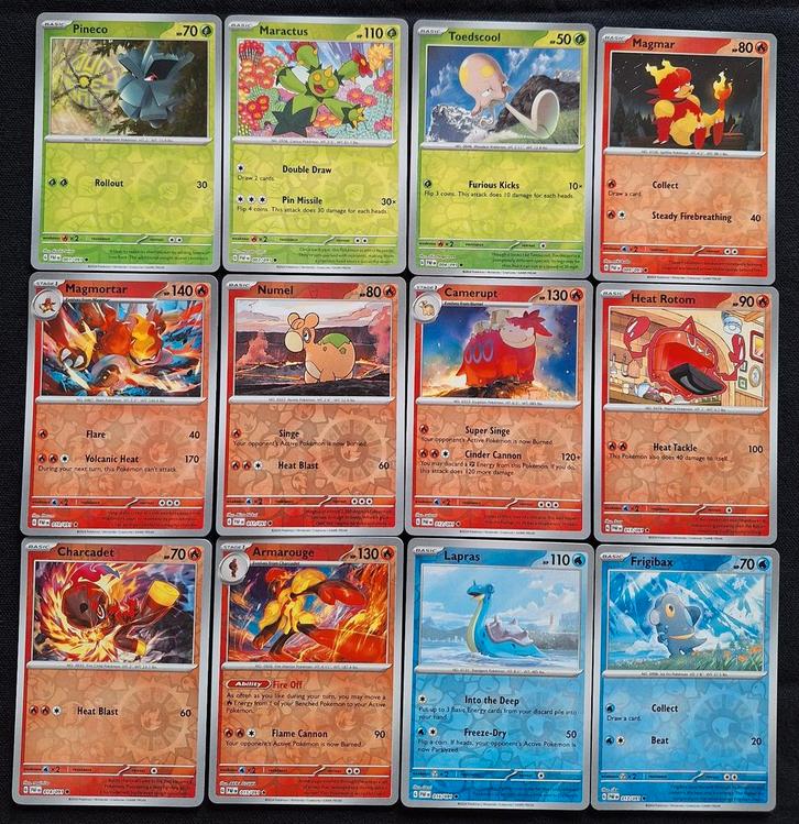 Paldean Fates Reverse Holo's divers, Hobby en Vrije tijd, Verzamelkaartspellen | Pokémon, Zo goed als nieuw, Meerdere kaarten