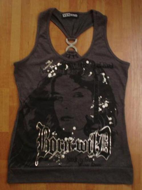 YES or NO, mooie, feestelijke top, Kleding | Dames, Tops, Zo goed als nieuw, Maat 36 (S), Grijs, Zonder mouw, Ophalen of Verzenden