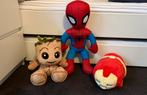 Superhelden Knuffels - Spiderman, Iron Man & Groot, Ophalen of Verzenden, Zo goed als nieuw, Overige typen