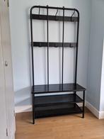 Ikea Pinnig kapstok / kledingrek zwart, Huis en Inrichting, Ophalen, Zo goed als nieuw, Metaal, Staande kapstok