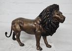 LEEUW / BRONZEN BEELD / WILD DIER, Ophalen of Verzenden, Wild dier, Beeldje of Figuurtje